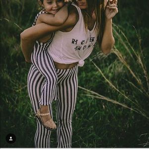 Blue and white striped Harlow Jade bells